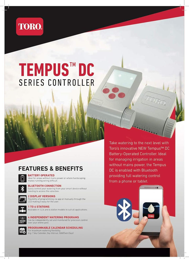 Toro Tempus WP 4-DC-L BT 4 Zonen Bluetooth und LCD Display Steuerbox