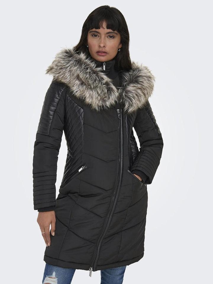 ONLY Female Steppmantel ONLNEWLINETTE Steppmantel XS Schwarz, XS Schwarz