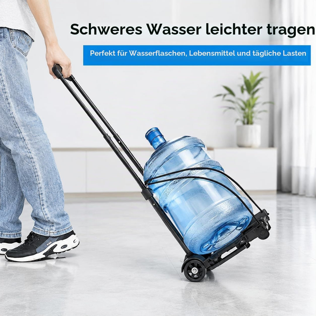 Sackkarre klappbar Aluminium Transport und Handkarre Transportkarre mit ausziehbarem Griff belastbar