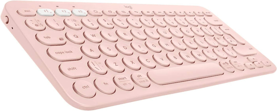 Logitech K380 Kabellose Bluetooth-Tastatur, Multi-Device & Easy-Switch Feature, Windows- und Apple-S