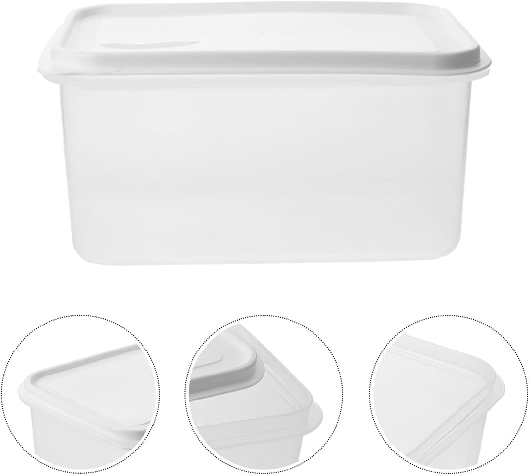 BESTYASH Gärbox Für 1 Kg Brotteig Mit Deckel Transparente Teigwanne Aus Bpa-Freiem Kunststoff 10.6"X