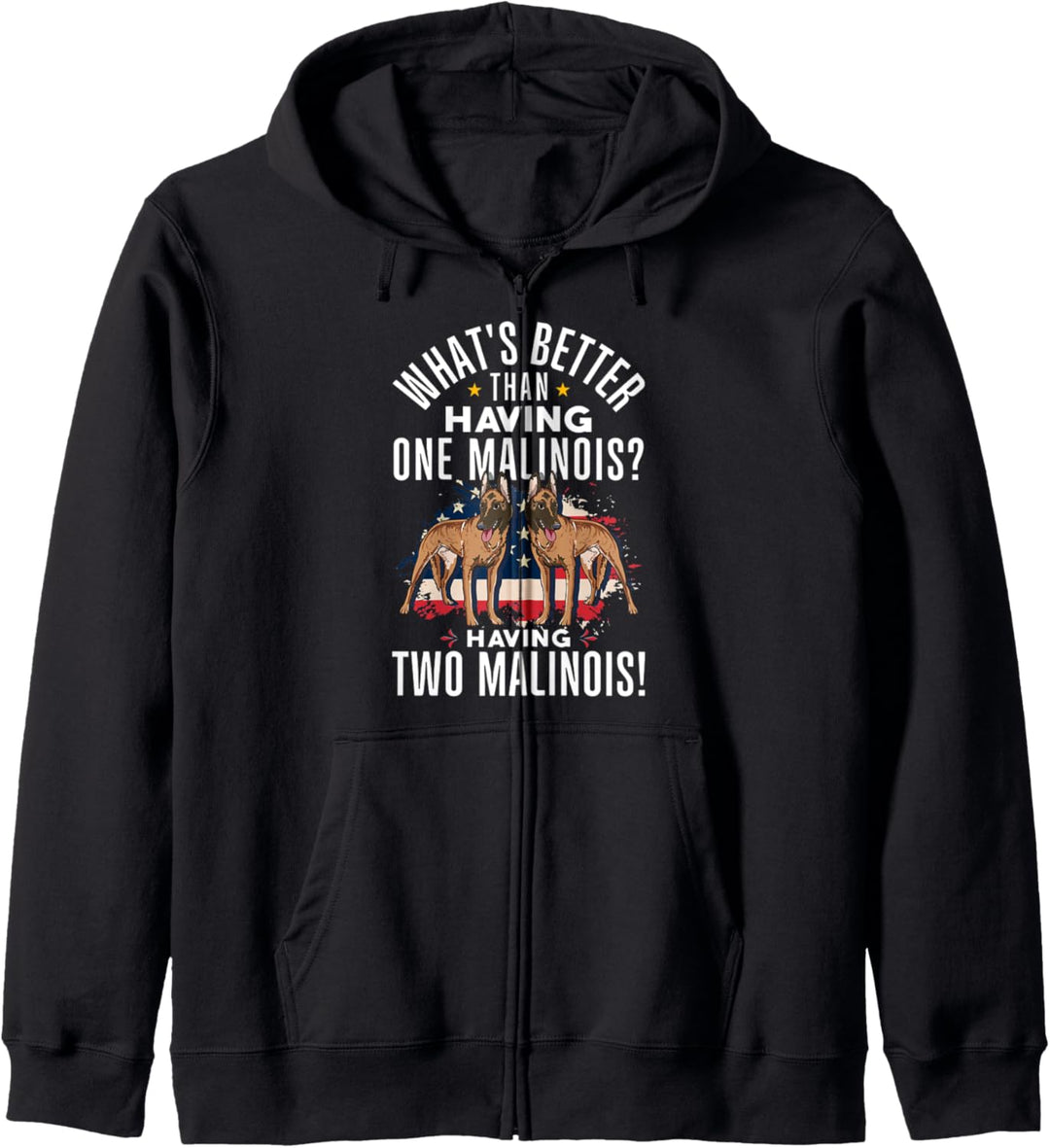 Belgischer Schäferhund Malinois Kapuzenjacke