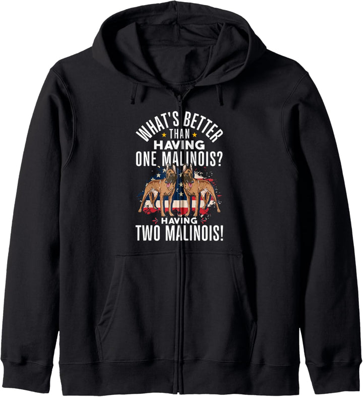 Belgischer Schäferhund Malinois Kapuzenjacke
