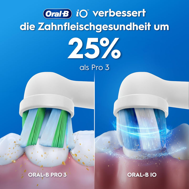 Oral-B iO Series 2 Elektrische Zahnbürste Rosa PLUS Original Oral-B iO Sanfte Reinigung Aufsteckbürs