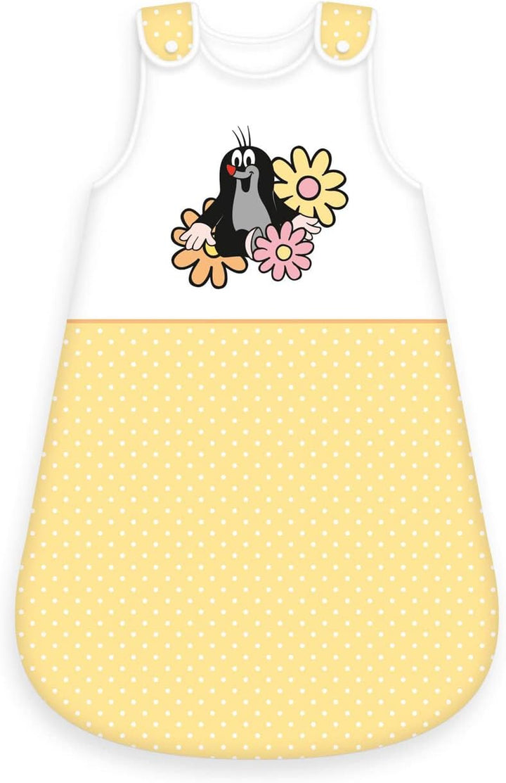 Herding Der kleine Maulwurf Baby-Schlafsack, 70 x 45 cm, Seitlich umlaufender Reissverschluss und Dr
