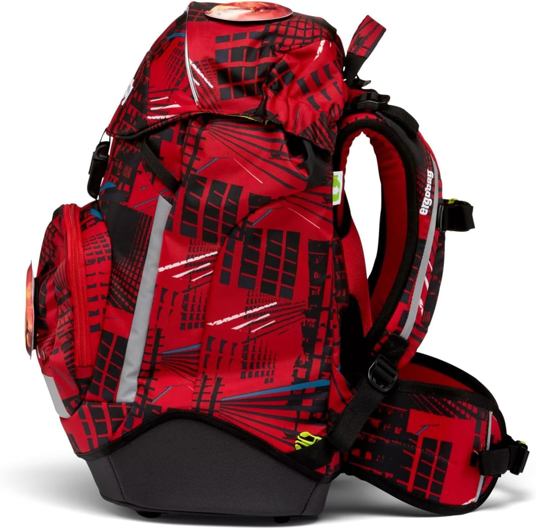 ergobag Prime FireBear Rucksack für Jugendliche, Unisex, Mehrfarbig (Mehrfarbig), Einheitsgrösse