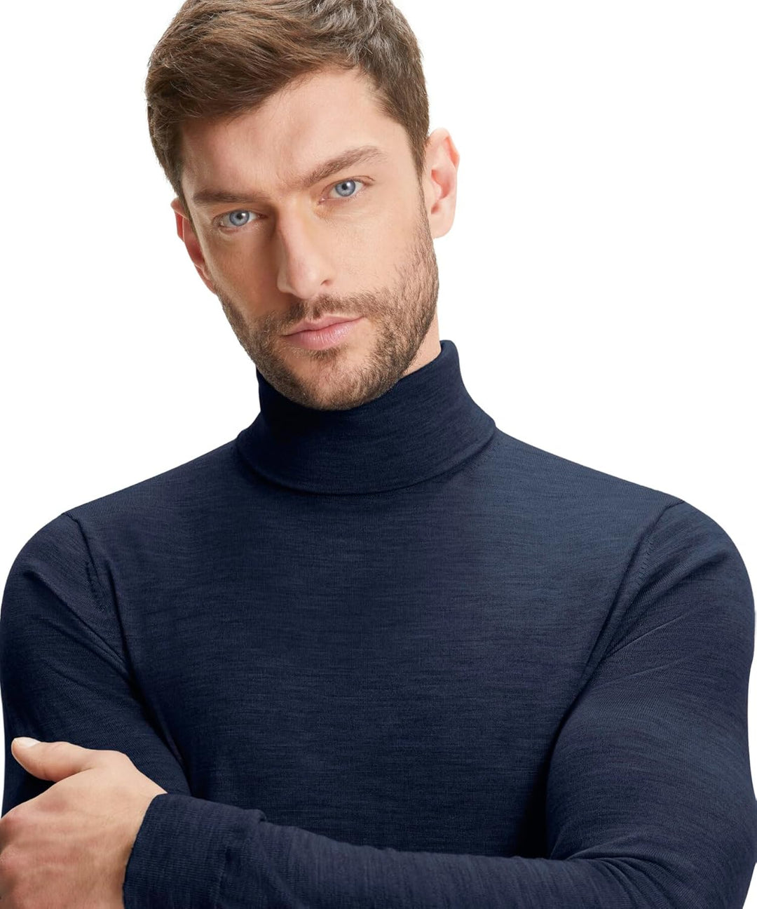 FALKE Herren Basic Roll Neck Rollkragen Pullover elegant klassisch für Business und Freizeit mit Rol
