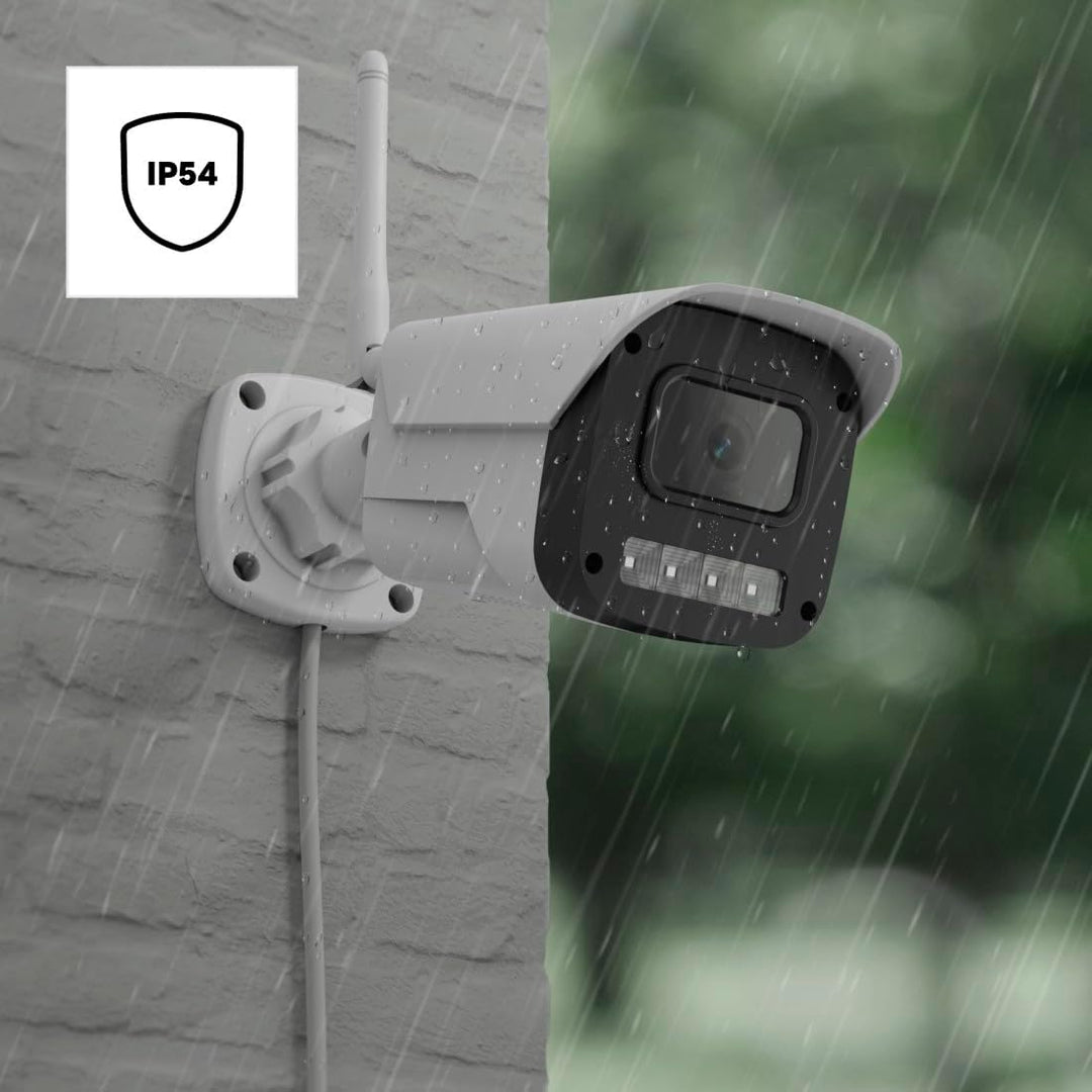 Hama Überwachungskamera WLAN (WLAN Kamera f. aussen, Outdoor-Kamera mit Sprach- u. App-Steuerung, we