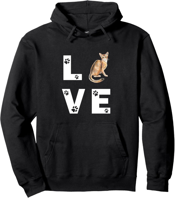 ABESSINIER Katze Love Katzenmama Frauchen Pullover Hoodie