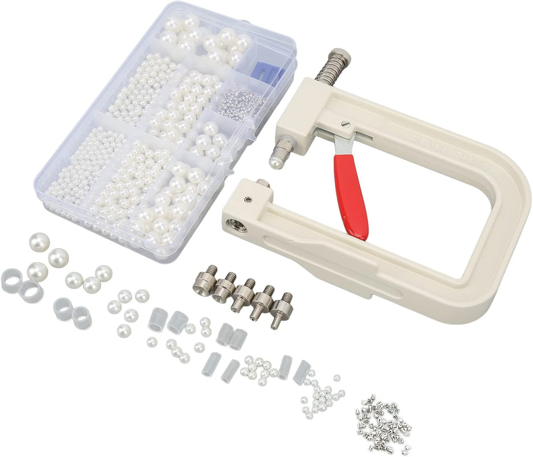 Perlen Setzmaschine Handgefertigte DIY Perle Kappe Niet Handwerk Werkzeug mit 6 Grössen Imitation Pe