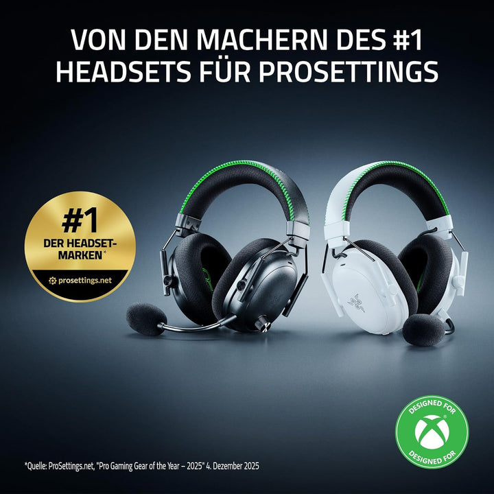 Razer BlackShark V3 Pro Xbox S|X - Kabelloses E-Sport-Headset mit ANC - Aktive Geräuschunterdrückung