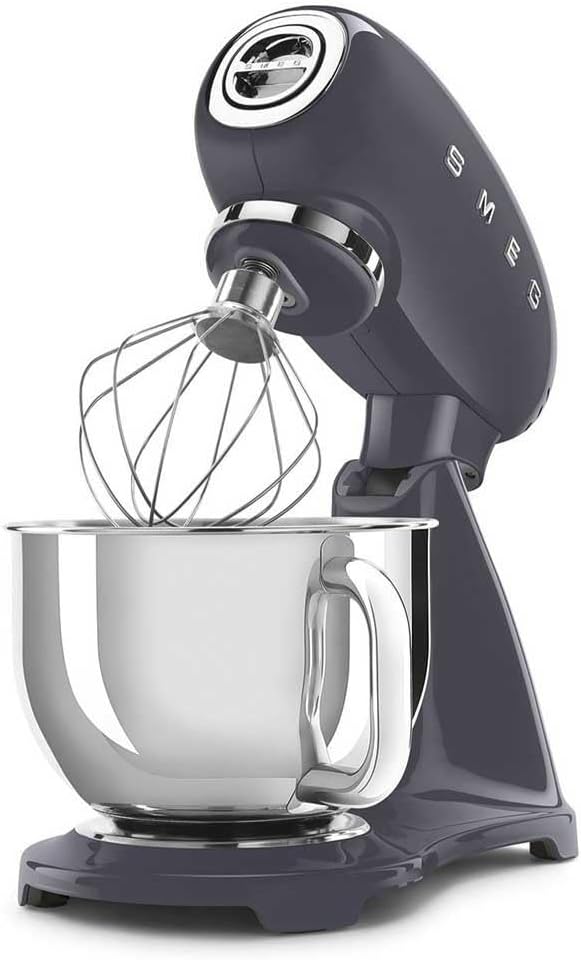 SMEG, SMF03GREU Küchenmaschine, 10 Geschwindigkeitsstufen, Planetenrührwerk, Sicherheitsabschaltung,