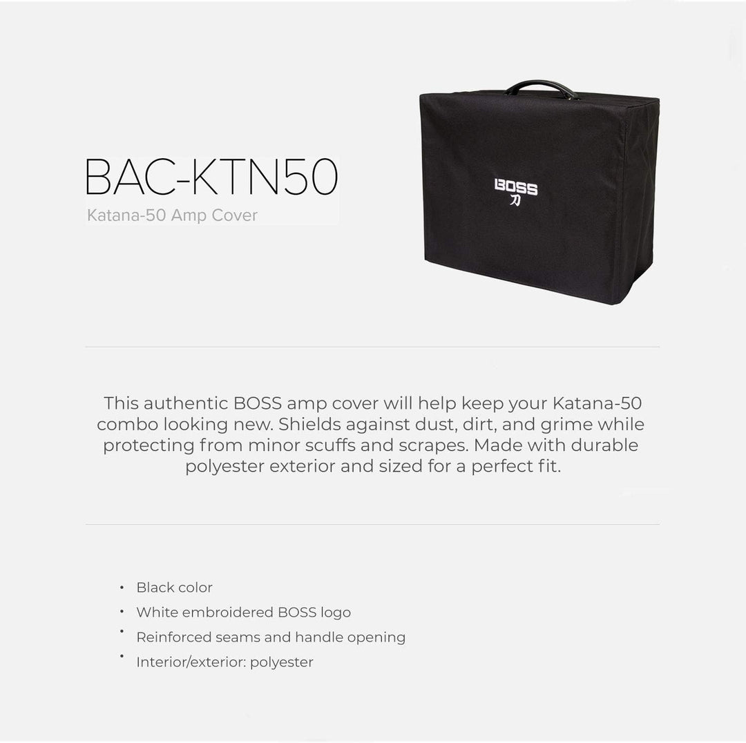 BOSS BAC-KTN50 Custom-Schutzhülle für Katana-50 & Katana-50 MkII Verstärker | Mit der authentischen