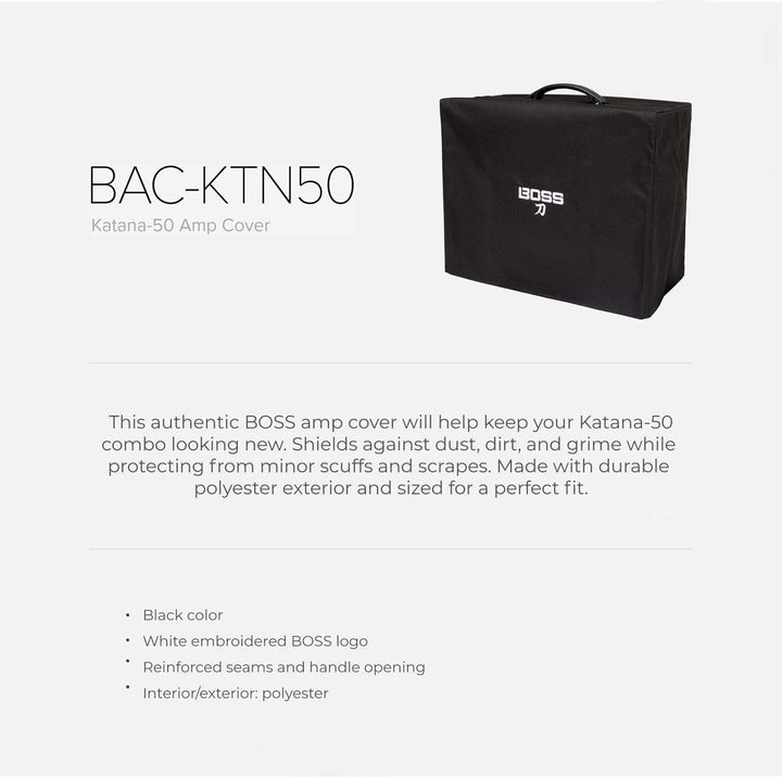BOSS BAC-KTN50 Custom-Schutzhülle für Katana-50 & Katana-50 MkII Verstärker | Mit der authentischen