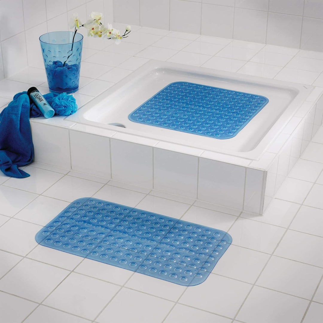 RIDDER Wanneneinlage Loup Transparent-blau 38x70 cm, Blau