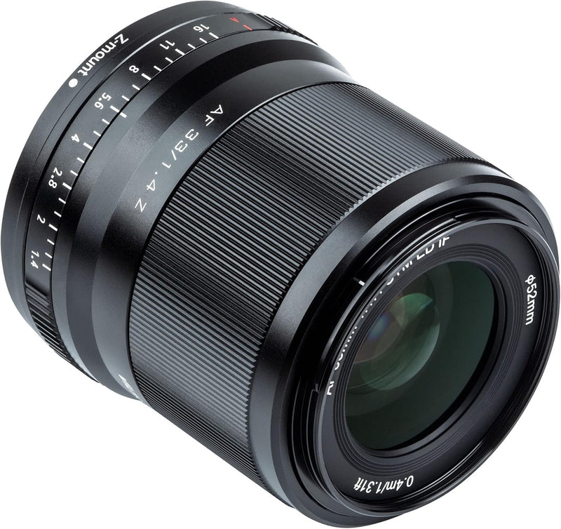 VILTROX AF 33mm F1.4 Autofokus APS-C Objektiv Festbrennweite für Nikon Z-Mount Kameras Z5 Z50 Z6 Z6I