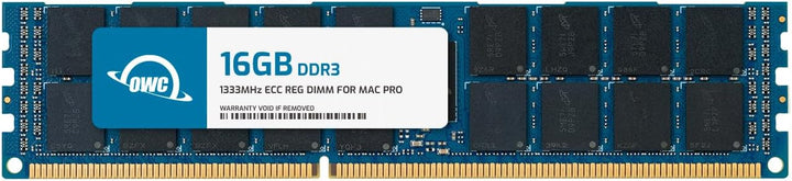 OWC 16,0 GB DDR3 ECC-R PC10600 1333 MHz SDRAM-Speicher-Upgrade-Modul für Mac Pro 2009-2012, schwarz