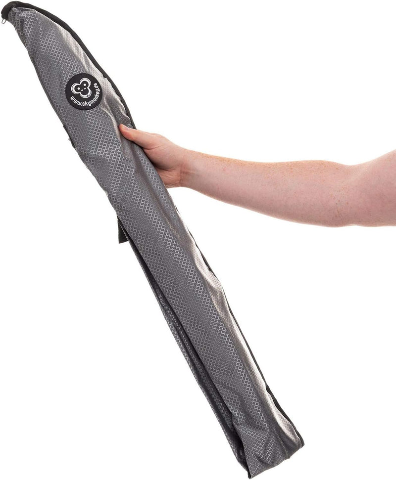 Skymonkey Powerstreamer XXL Lenkdrachen, Sportlenkdrache Fortgeschrittene- 212 cm Blau, Blau