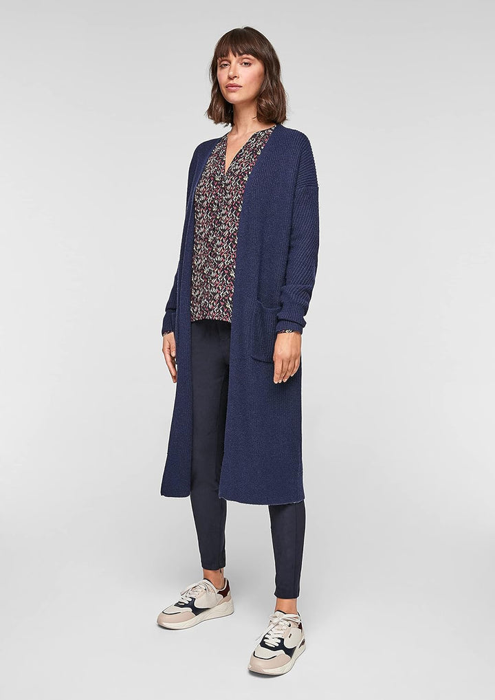 s.Oliver Damen Strickjacke 34 Navy, 34 Navy