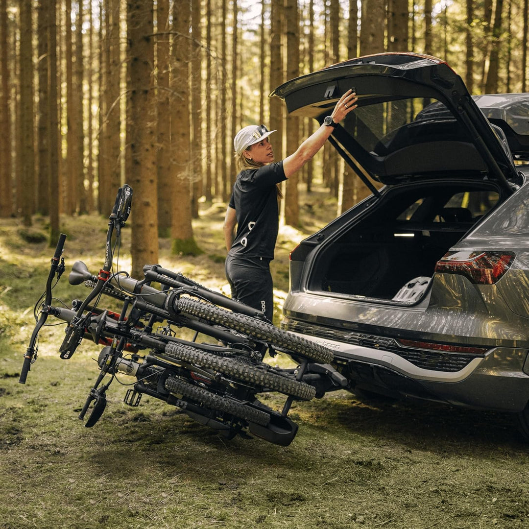 Thule Easyfold 3 Plattform Anhängerkupplung Fahrradträger Schwarz 2(3) bikes, Schwarz 2(3) bikes
