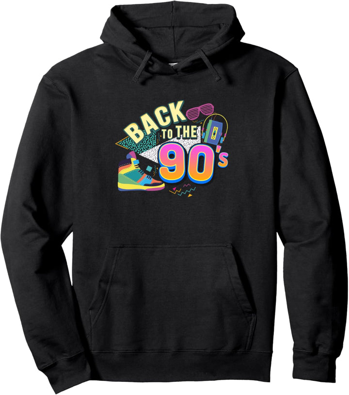 90er Jahre T-Shirt Back to the 90s Oldschool Retro Party Pullover Hoodie