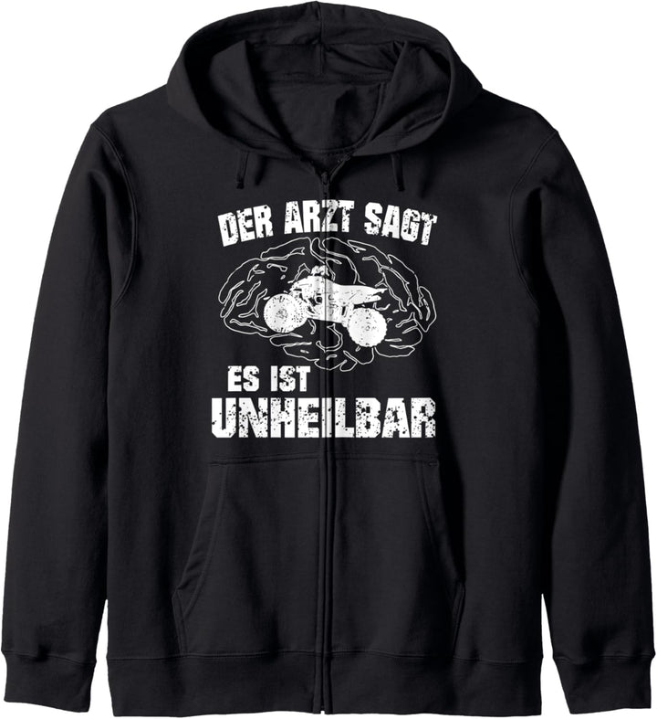 Lustiges Offroad Bike Motorrad Geschenk Für Quad Biker ATV Kapuzenjacke