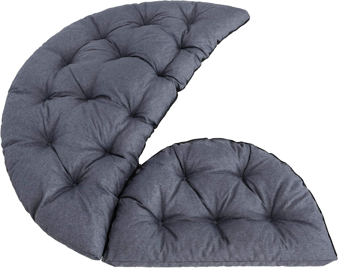 Bjird Hängesessel Kissen, Polster, Auflage für Polyrattan & Rattan Hängeschaukel, Sitzauflage für Hä