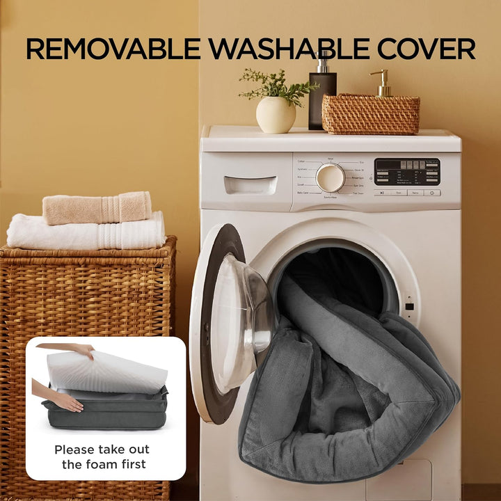 BEDSURE orthopädisches Hundebett Ergonomisches Hundesofa - 71x58 cm Hundecouch mit eierförmiger Kist