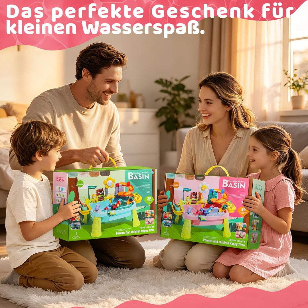 Kinder Spülbecken, Kinderwaschbecken mit Wasserkreislauf, Waschbecken Kinder mit Wasserfunktion, Was