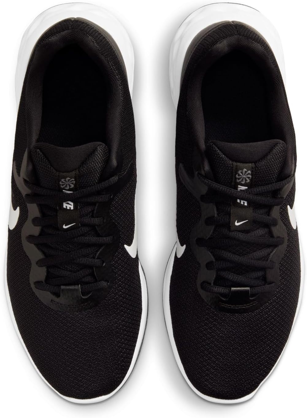 Nike Herren Nike Revolution 6Sneaker 43 EU Black White Iron Grey, 43 EU Black White Iron Grey