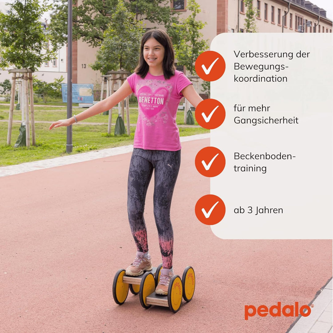 pedalo Classic I Doppel I Gleichgewichtstrainer I Koordination I Balance I Rhythmusfähigkeit I Kinde