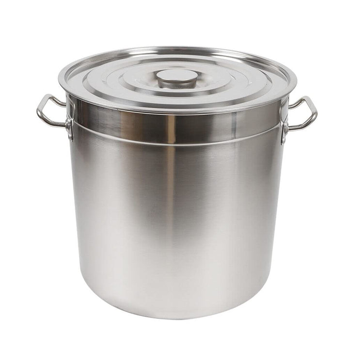 30|50|70 Liter Gastronomie Kochtopf Suppentopf Mit Edelstahl Deckel, Multifunktionaler für die Herdp