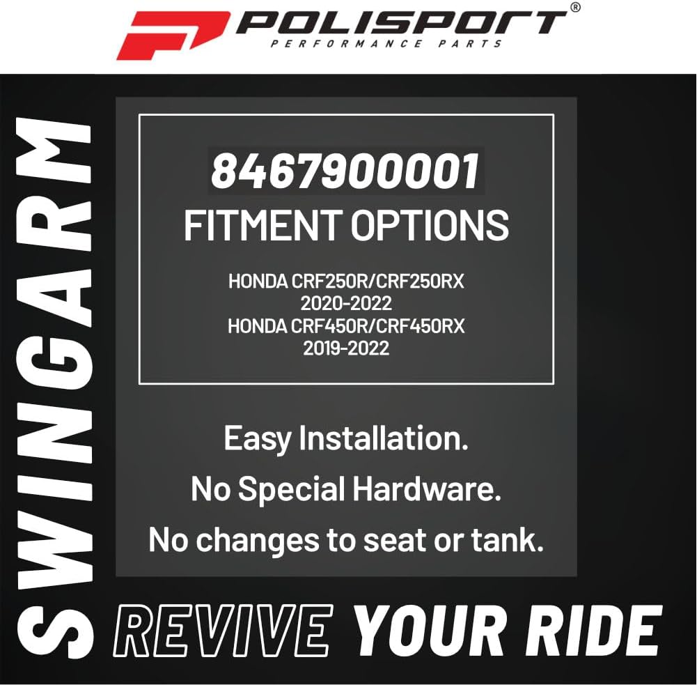 POLISPORT 8471300001 - Robuster und langlebiger Polyamid-Schwingenschutz, einfach zu montieren kompa