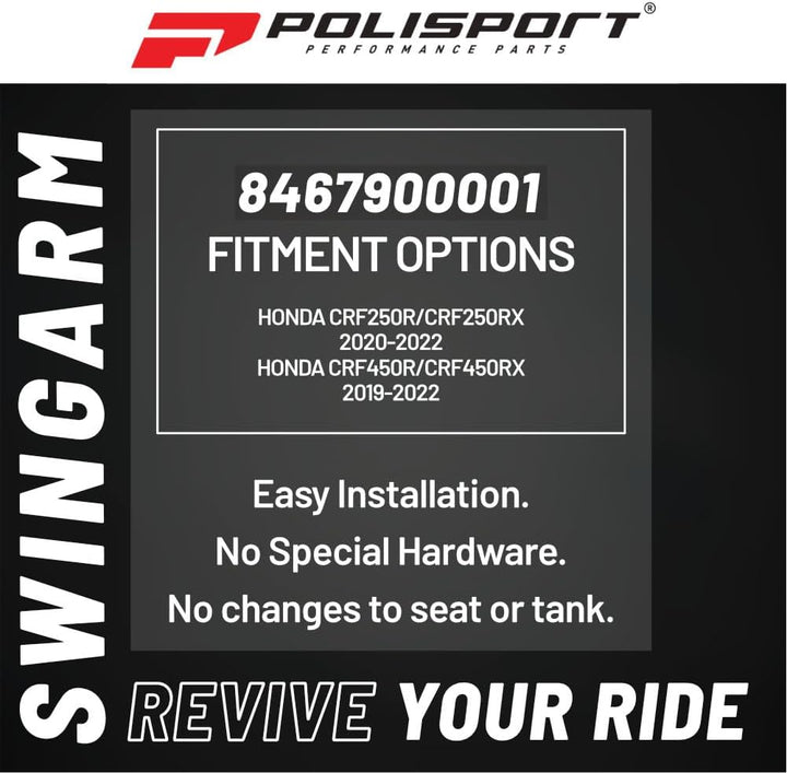 POLISPORT 8471300001 - Robuster und langlebiger Polyamid-Schwingenschutz, einfach zu montieren kompa