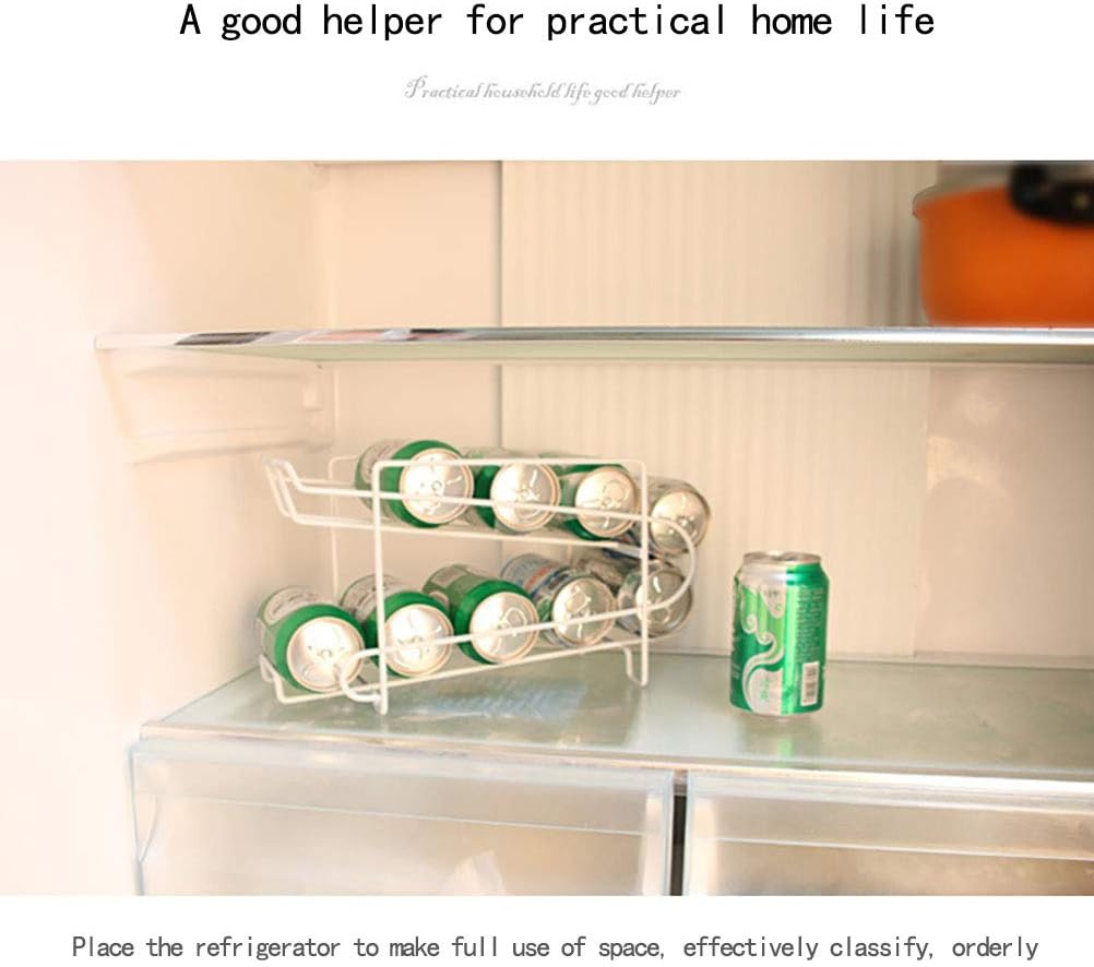 Dosenspender Double-Layer Dosen Lagerregner Cans Rollhalter Kühlschrank Getränke Rack Dosenhalter Kü