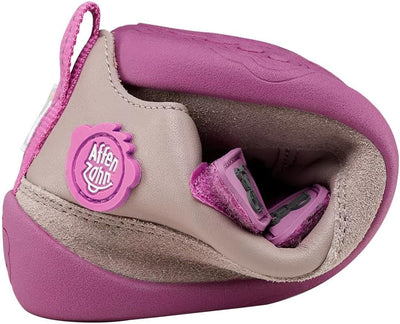 Affenzahn Barfussschuh Leder Buddy mit Klettverschluss Weich rutschfest Flexibel Reflektierend für J