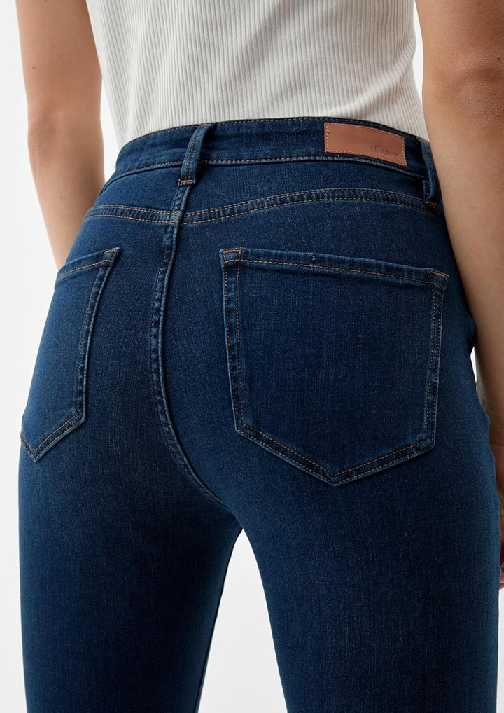 s.Oliver Ankle-Jeans Izabell/Skinny Fit/High Rise/Skinny Leg 34 59z6 Blau, 34 59z6 Blau
