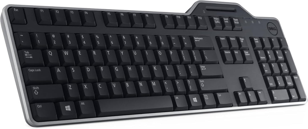 Dell KB-813, Wired, Smartcard Reader USB Keyboard, UK/Irish (QWERTY), schwarz Business Tastatur schw