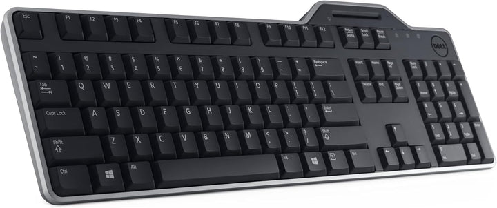 Dell KB-813, Wired, Smartcard Reader USB Keyboard, UK/Irish (QWERTY), schwarz Business Tastatur schw