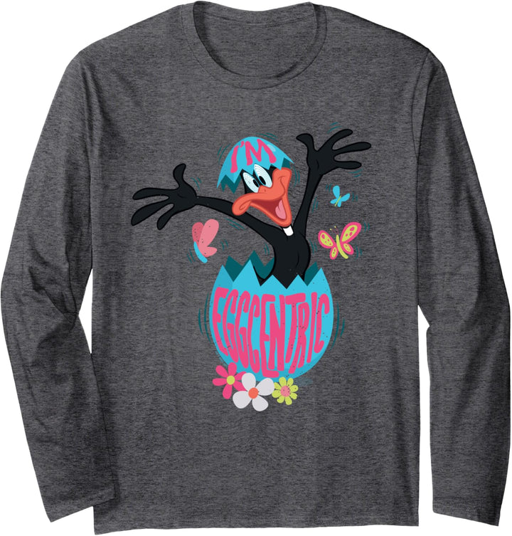Looney Tunes Easter Daffy Duck I'm Eggcentric Langarmshirt