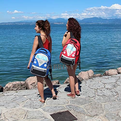 BRISA VW Collection - T1 Bulli Bus Rucksack 17 Zoll Laptops Herren Damen | Volkswagen Backpack Wande