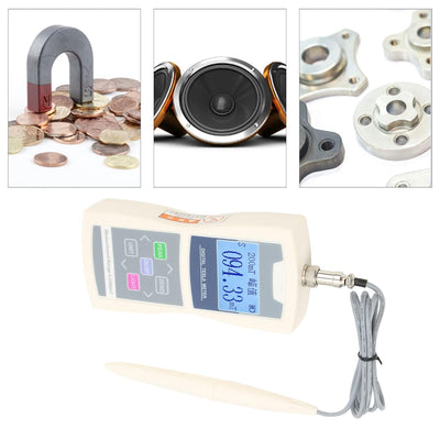 Oumefar Gauss Meter, LCD Gaussmeter Magnetfelddetektor Hochgenaues Handheld Gauss Meter Digital Gaus
