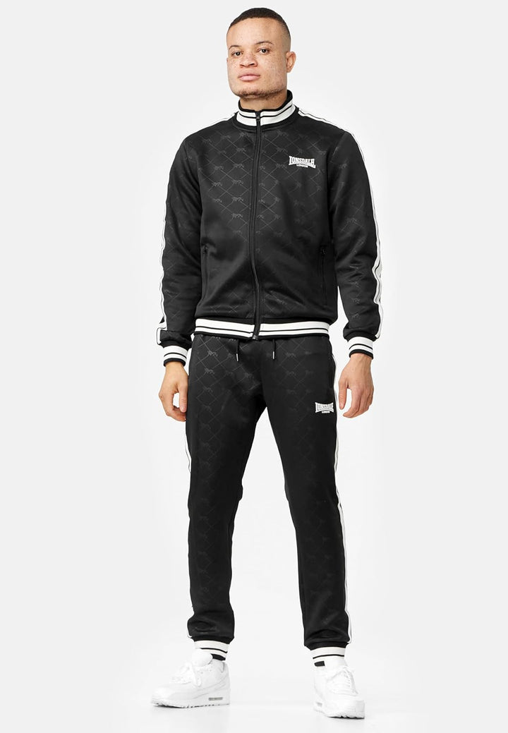 Lonsdale Herren Ashwell Trainingsanzug, Black/White