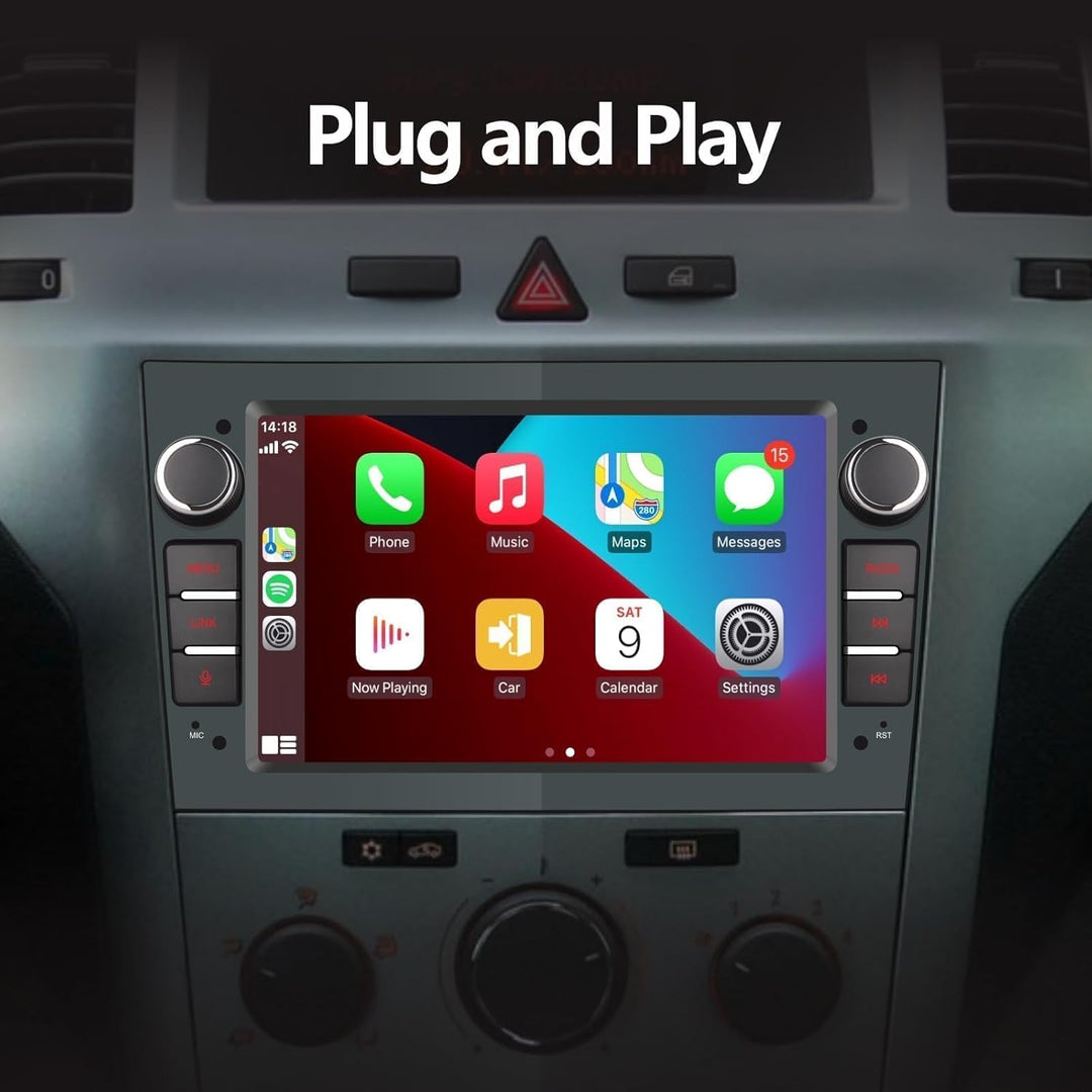 LXKLSZ Autoradio kompatibel mit Carplay/Android Auto für OPEL Antara Zafira Corsa Vivaro Combo mit 7
