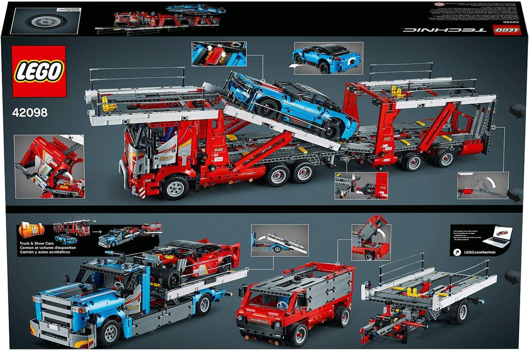 LEGO Technic 42098 - Autotransporter Frustfreie Verpackung Single, Frustfreie Verpackung Single