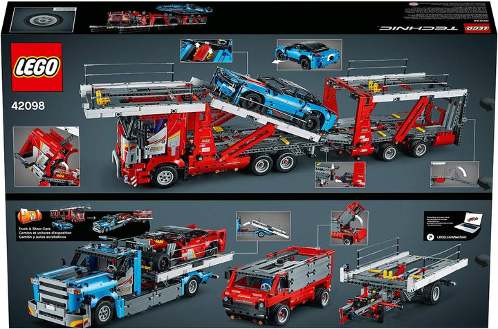 LEGO Technic 42098 - Autotransporter Frustfreie Verpackung Single, Frustfreie Verpackung Single