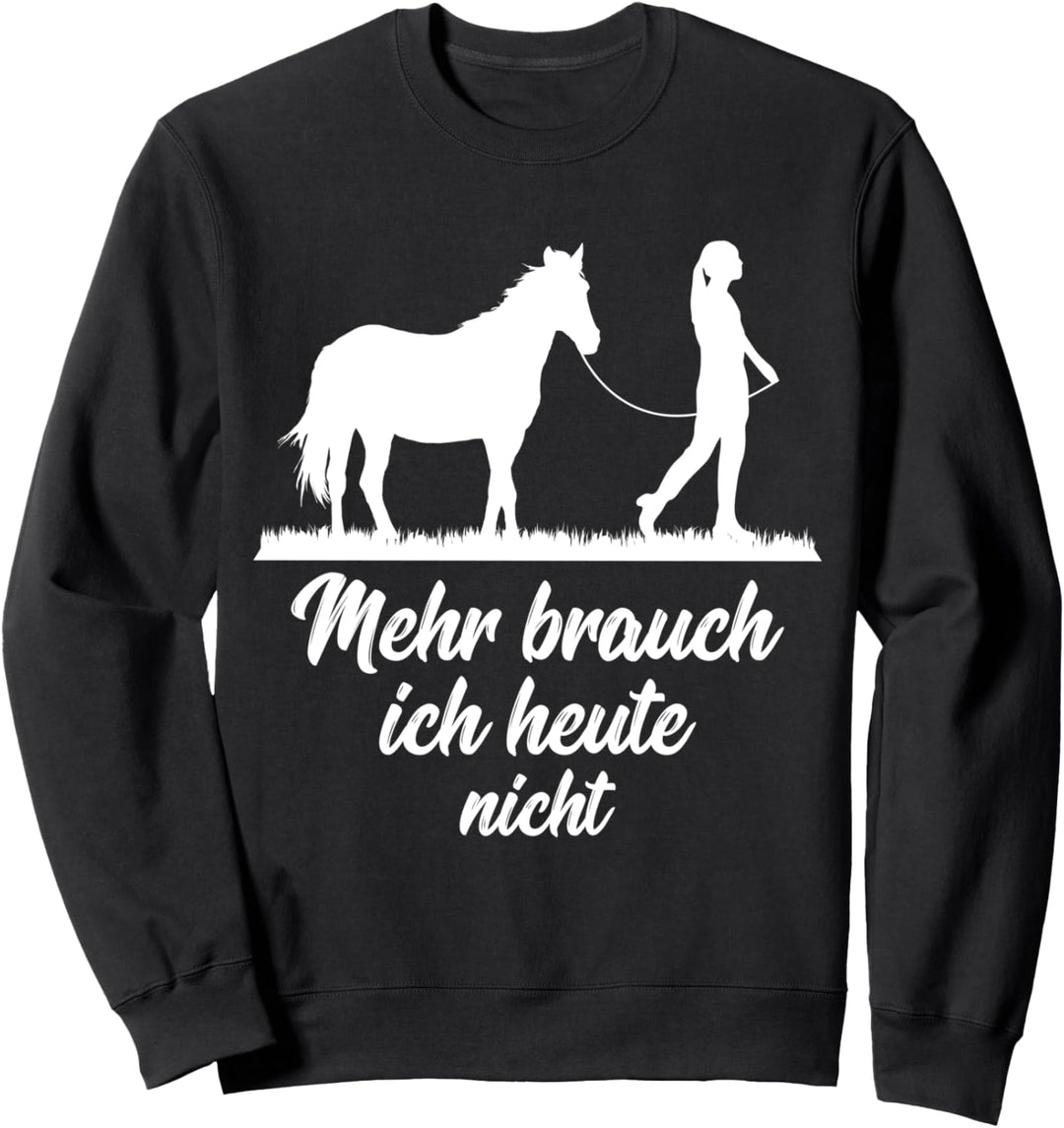 Pferdefan Mädchen für das Pferd zum Reiten für den Reitsport Sweatshirt