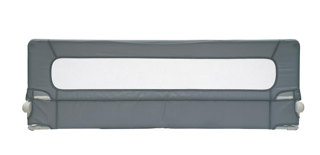 Safetots Extra Breites Bettgitter Grau, 140cm breit x 50cm hoch, Bettschutzgitter für Kleinkinder zu