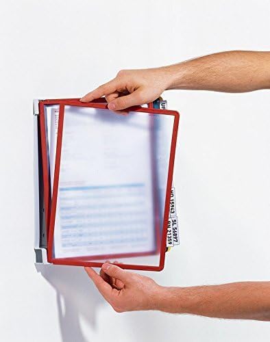 Durable Sichttafelsystem (Vario Wall 20, mit 20 Sichttafeln A4) mehrfarbig, 551200 Wand 20 Tafeln Gr