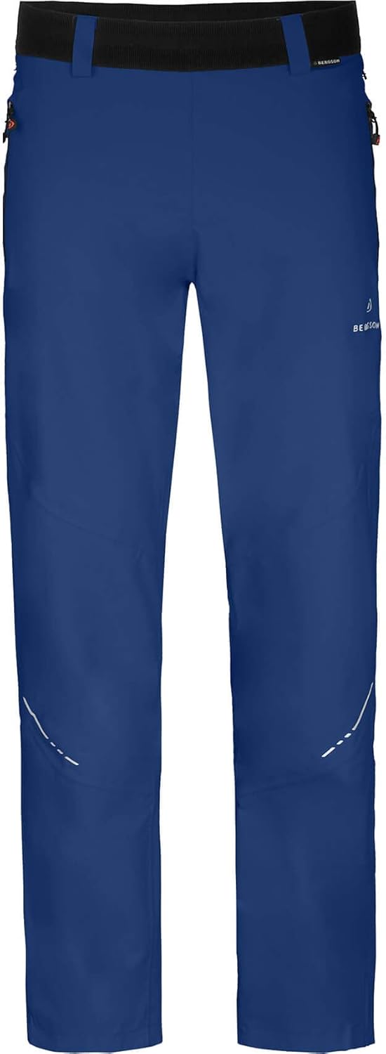 Bergson Seeth Thermo | Herren (Über-) Regenhose - recycelter Oberstoff, PFC-frei, elastischer Comfor